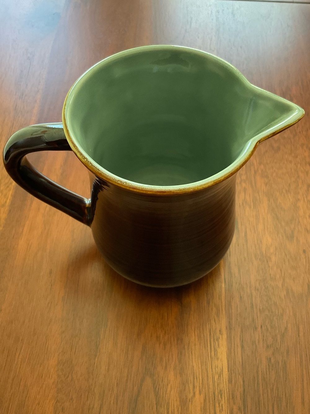 Genuine Vintage Red Wing Village Green 12oz/5” Pitcher